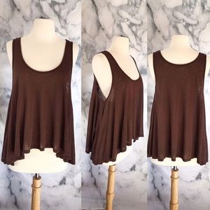 Blue Life Trapeze Swing Slub Jersey Tank Top